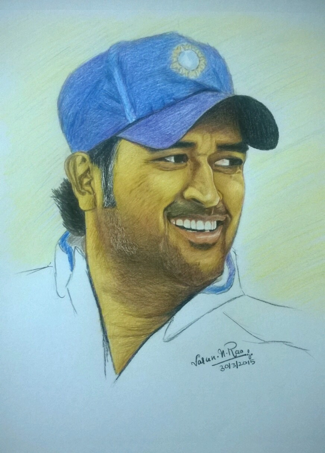 M S DHONI #colourpencil #sketch | Painting, Art, Colour